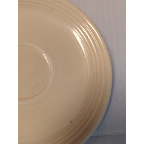 Fiestaware Fiesta Salad Dessert Bread Plate Ivory 6" Vintage Wet Foot Set 2 - Picture 4 of 9